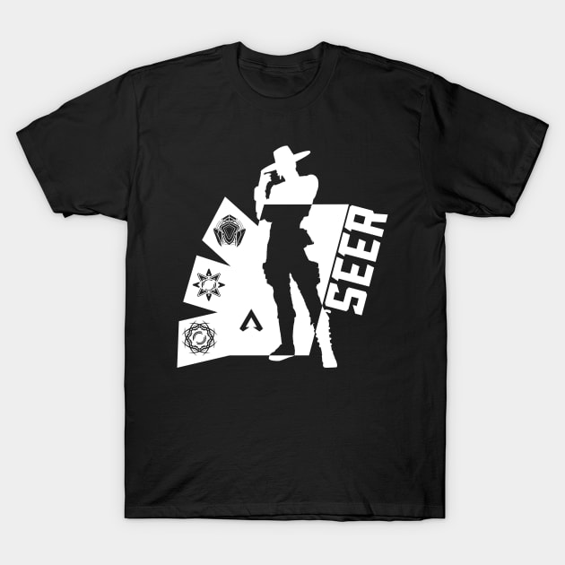 Apex Legend: Seer [ Black ] T-Shirt by spaceranger